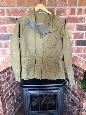 Horny Toad Olive Green Utility Jacket - Women's size XL